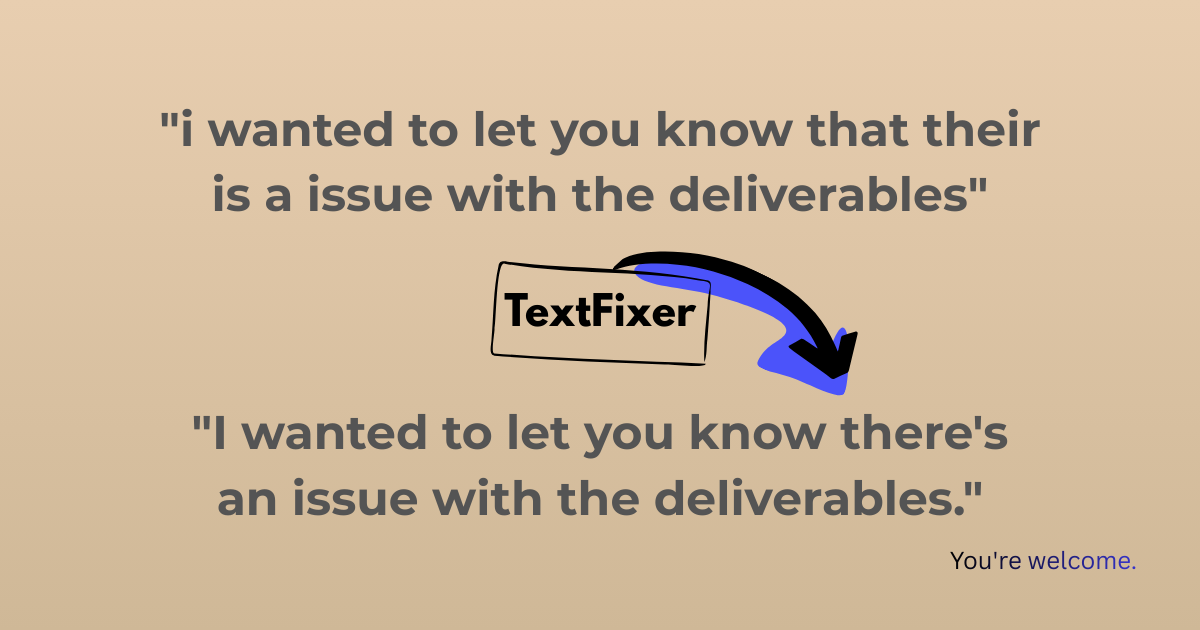 Text Fixer TextFixer - Perfect Your Writing Instantly